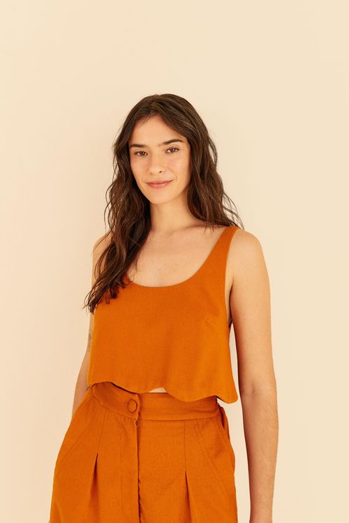 Musculosa Cropped Nuvem