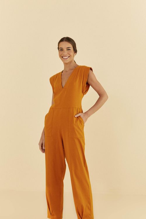 Enterito Cropped Zanahoria Decote v s