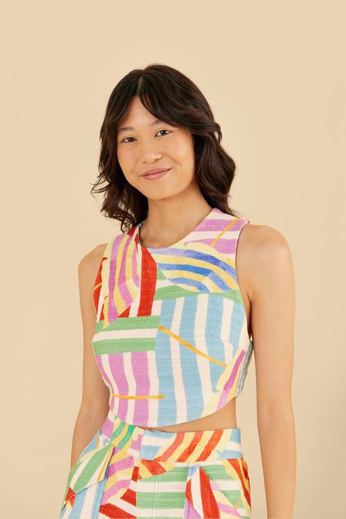 Blusa Cropped Guarda Sol