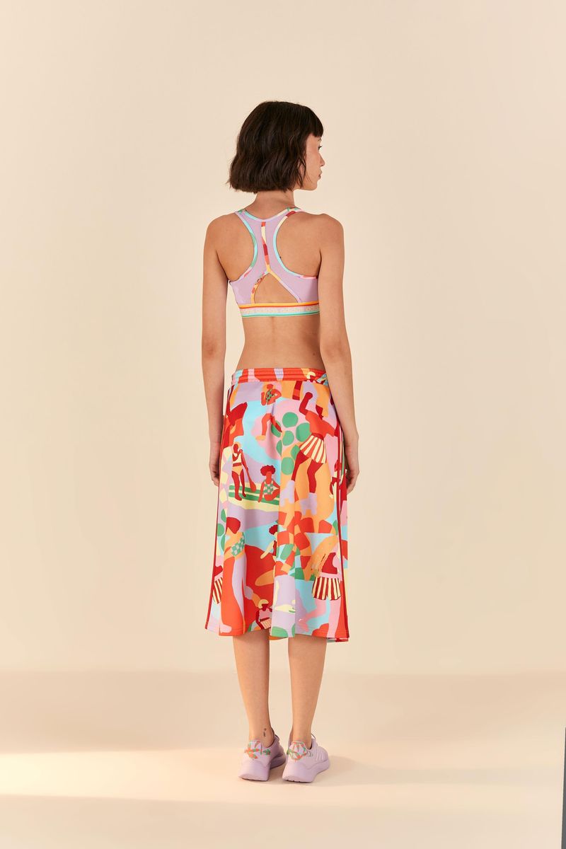 Vista-trasera-de-la-falda-Adidas-All-Together-Pastel-destacando-el-estampado.