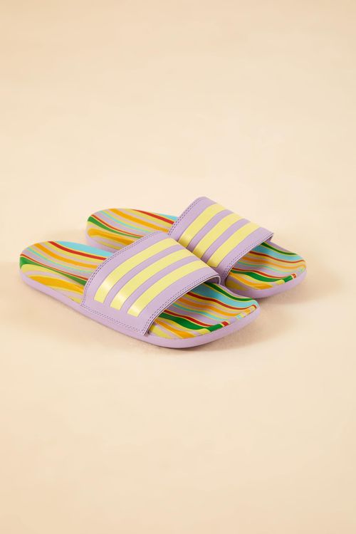 Adilette Adidas Handmade Stripes Pastel