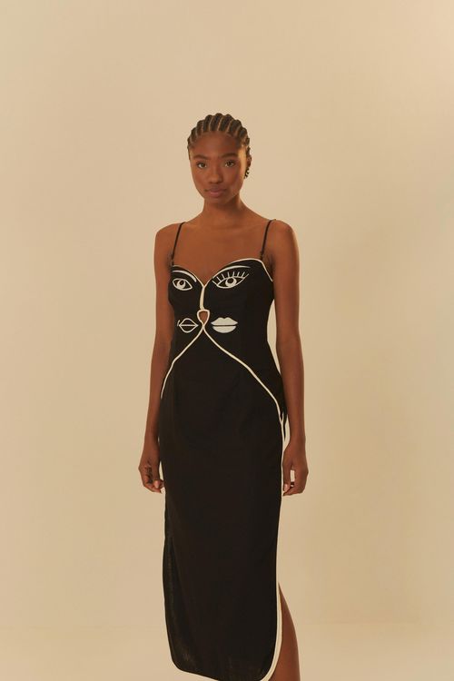Vestido Cutwork Surreal