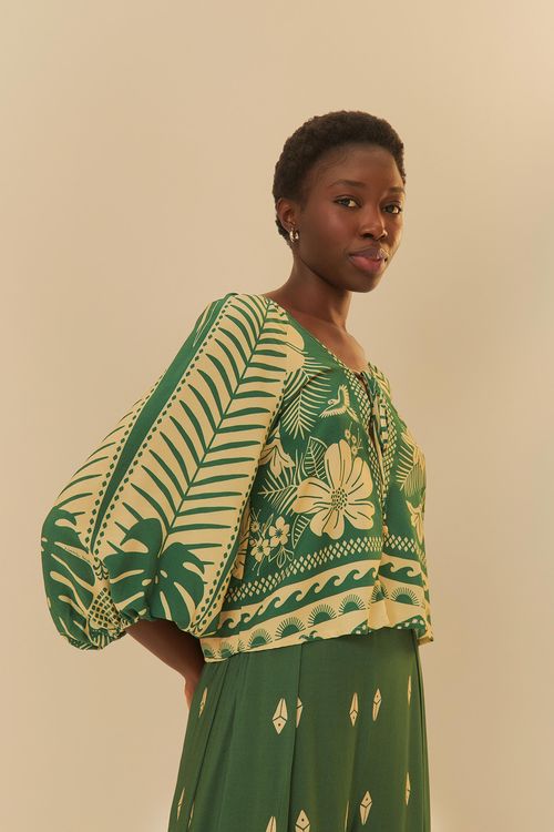 Blusa Noite Das Araras