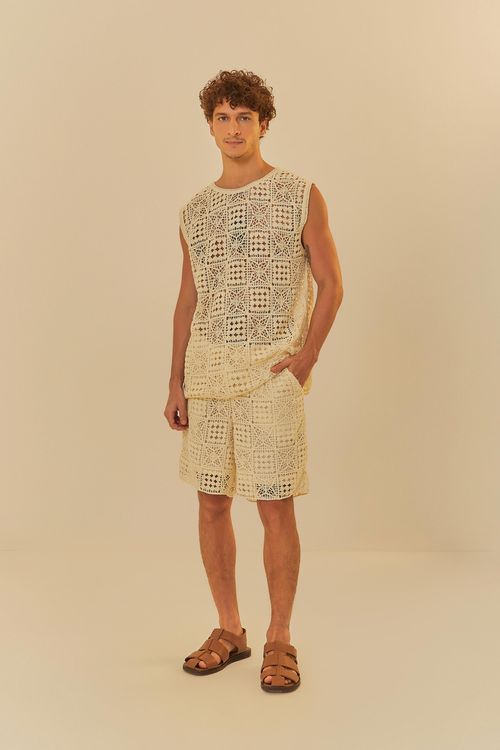 Pantalón Corto Masculino Parche Honolulu