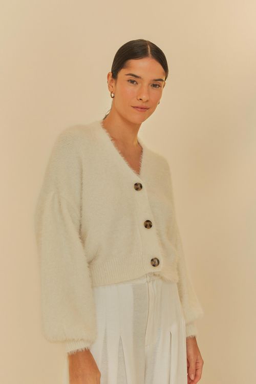 Cardigan Corto Tricot Pelinho