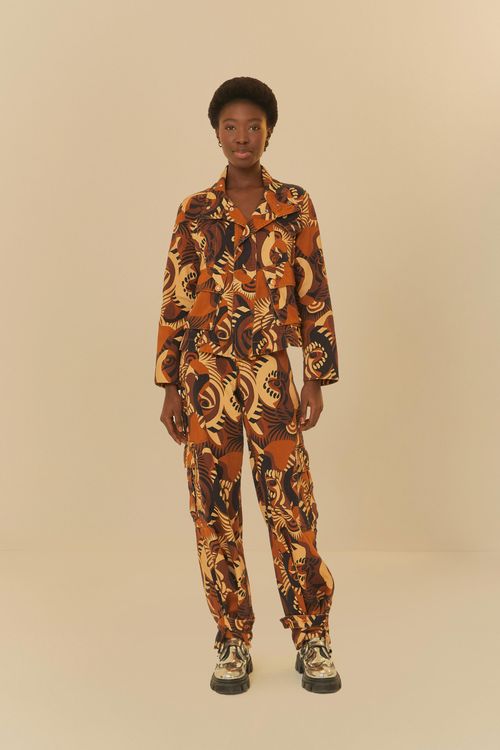Pantalón Sarga Tigre De La Noite