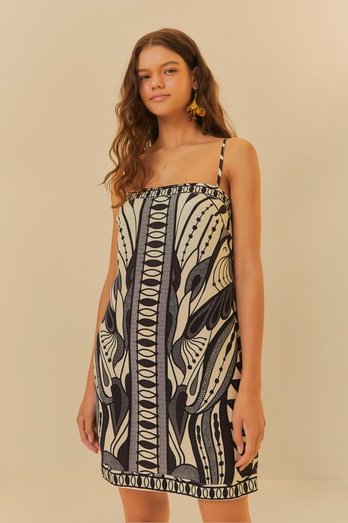 Vestido Corto Alcinha Rendeira