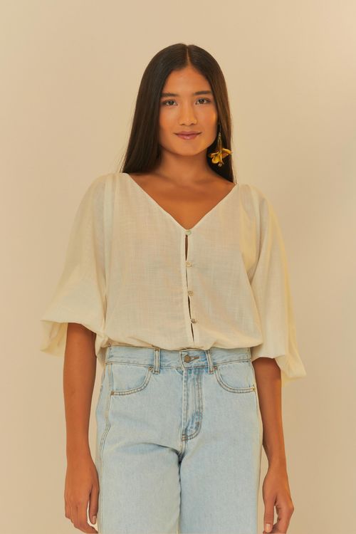 Camisa Larga Algodón