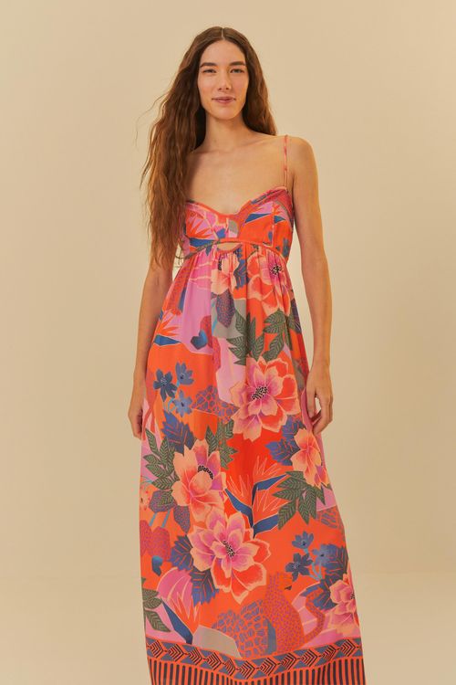 Vestido Cropped Floresta Florida