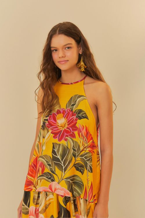 Musculosa Floral Solar