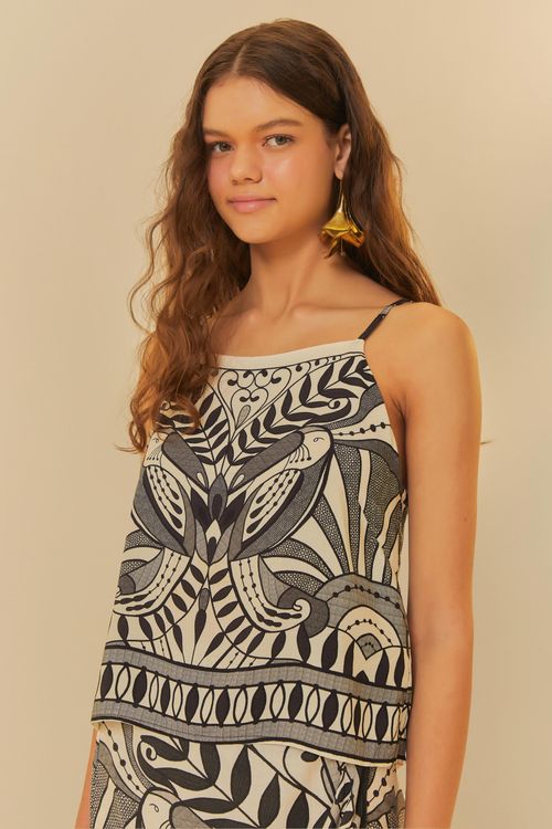 Musculosa Cropped Rendeira