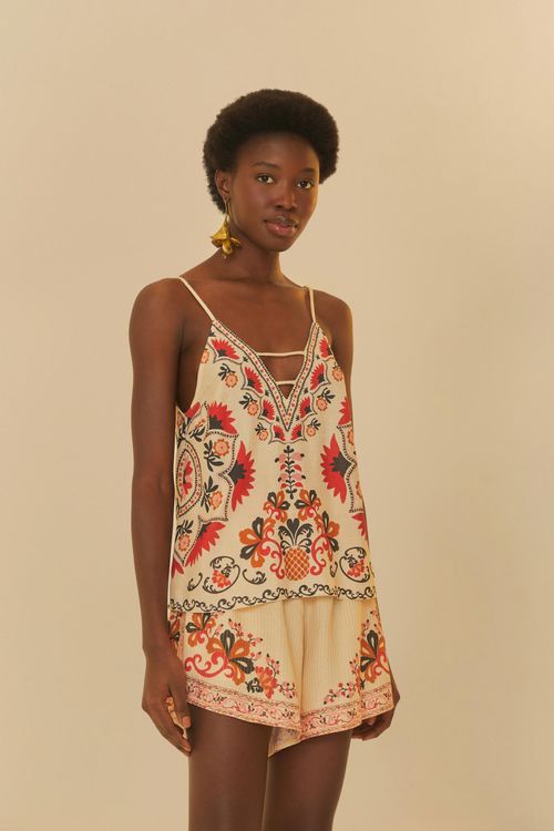 Musculosa Mandala De Anacardo