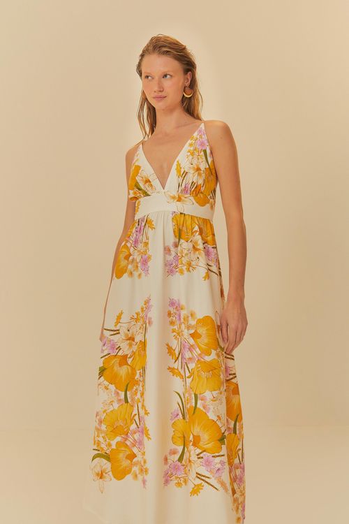 Vestido Cropped Flor Del Campo
