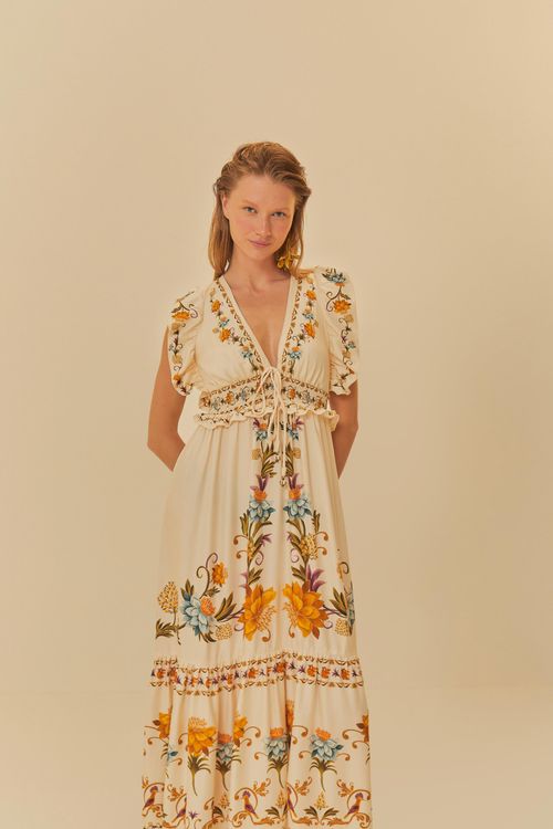 Vestido Largo Delicadeza De Verano