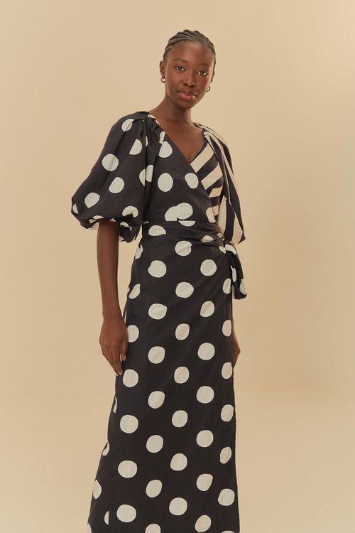 Vestido Cropped Transpasse Poalina