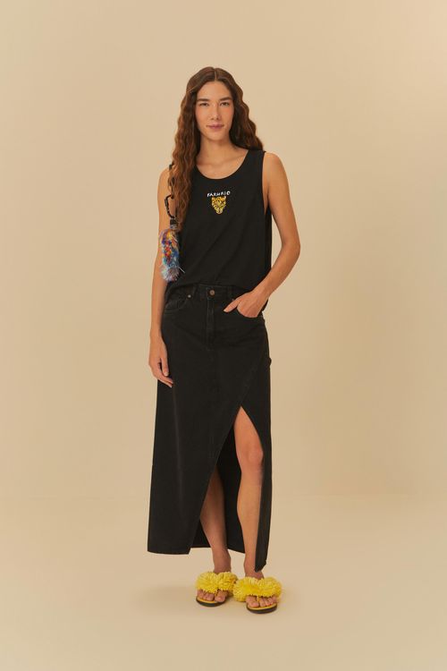 Falda Jeans Midi
