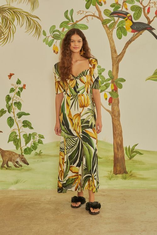 Vestido Cropped Mg Bufante Bananarte