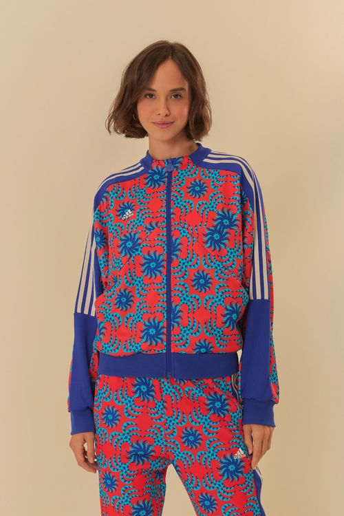 Abrigo Adidas Palm Flower Azul