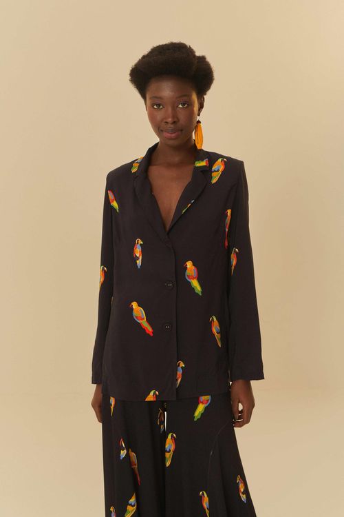 Blazer Corto Sonho Dos Pájaros