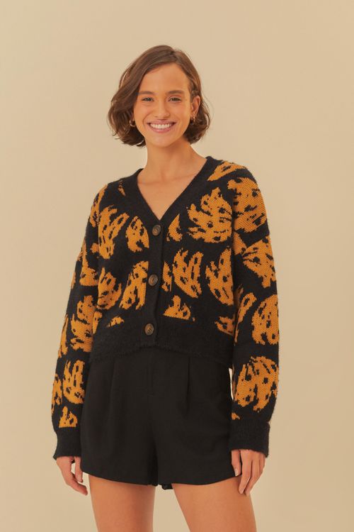 Cardigan Corto Tricot Bossa Banana