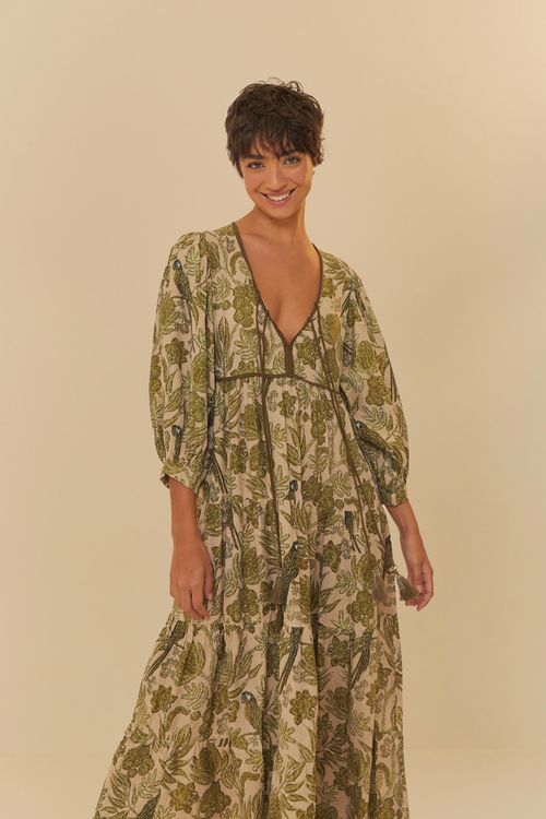 Vestido Cropped Floral Ubud
