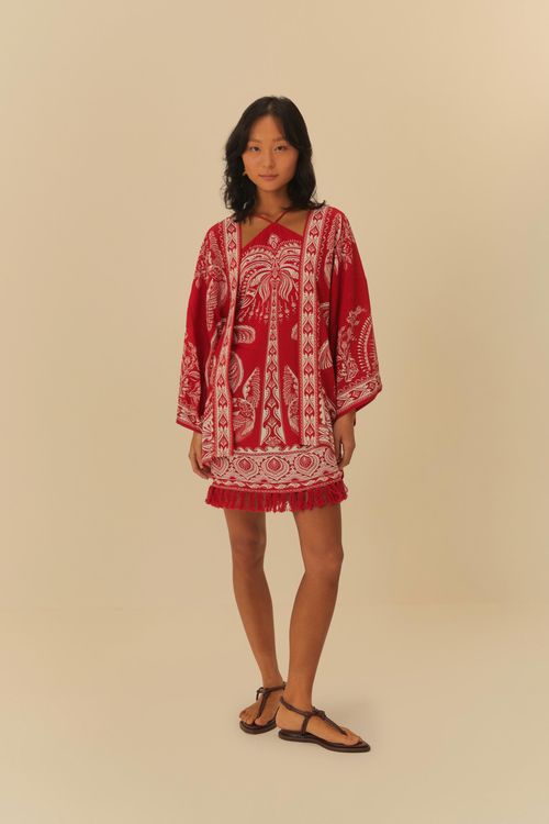 Vestido Corto Coqueiro Majestoso