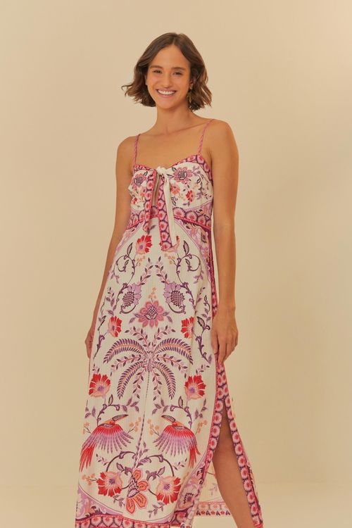 Vestido Midi Romance De Tucano