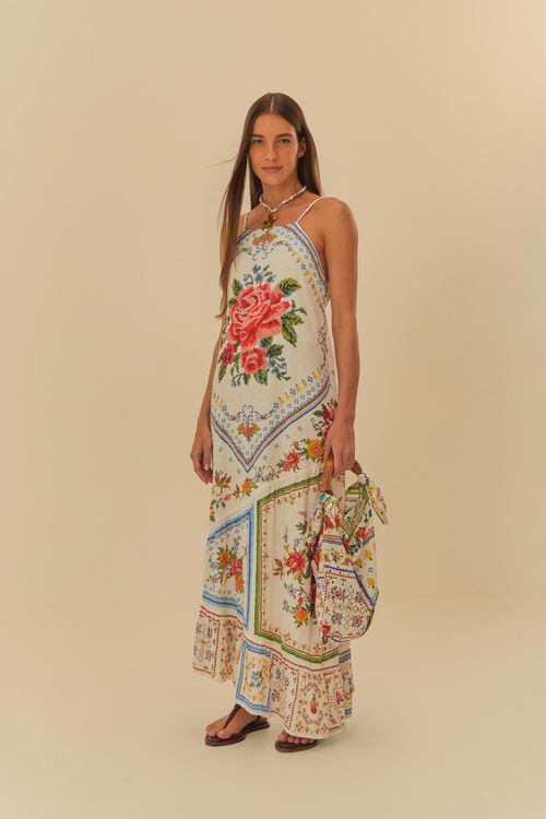 Vestido Cropped Memorias De Flor