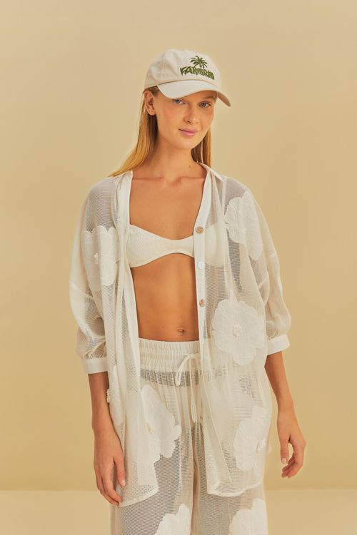 Camisa Artesanal Floral Delicado