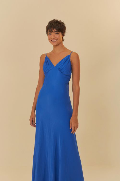 Vestido Pregas Alcinhas