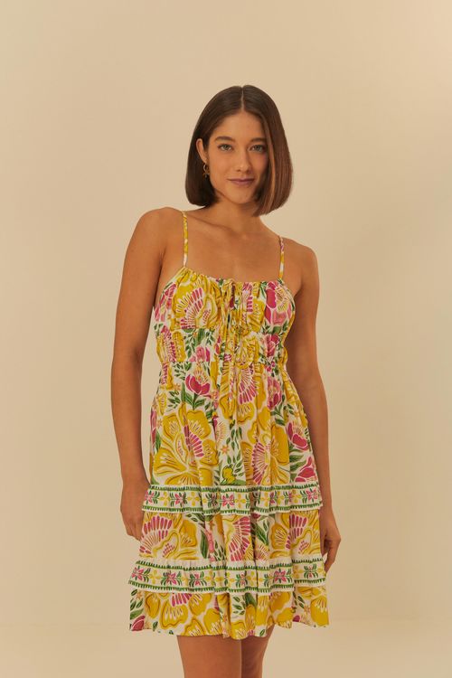 Vestido Corto Floral Bela
