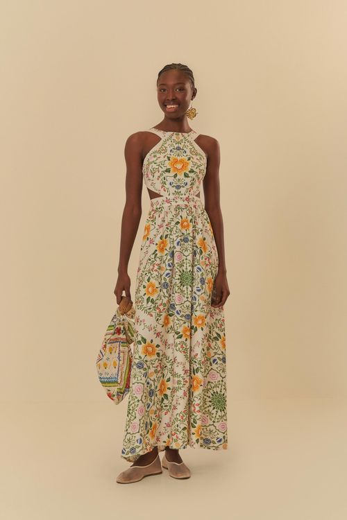 Vestido Floral Folk