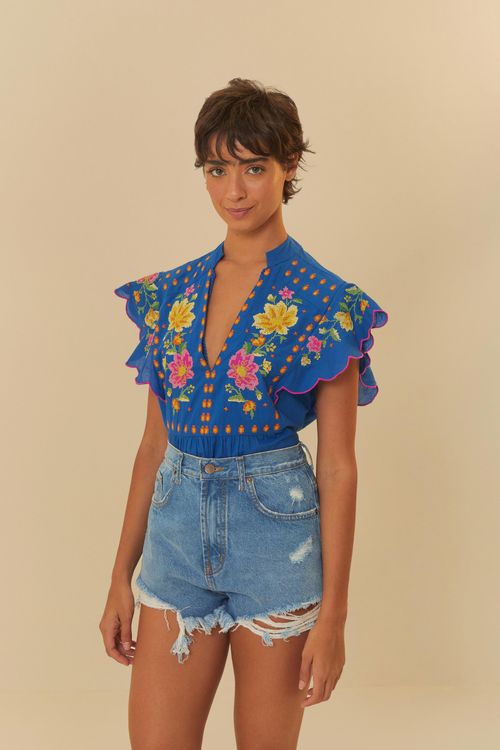 Short Jeans Curva Oscuro