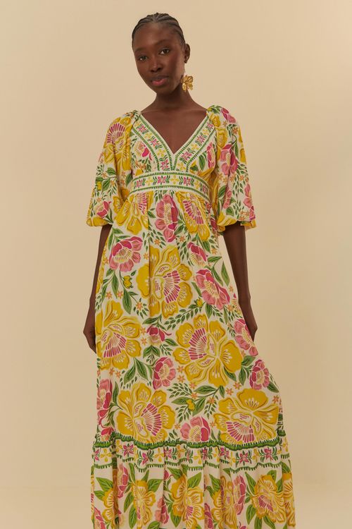 Vestido Tirante Floral Bela