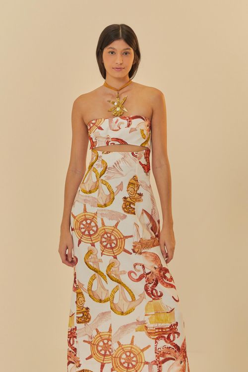 Vestido Recto Maritima