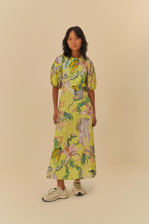 Vestido Largo Agua Viva Buque