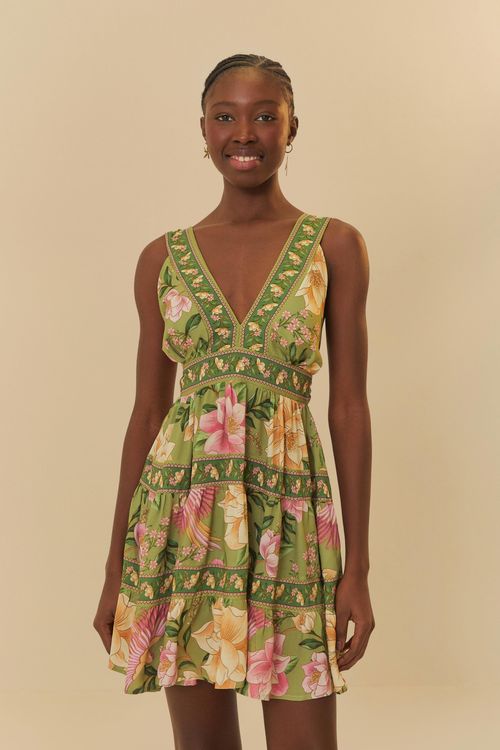 Vestido Corto Delicadeza De Floral