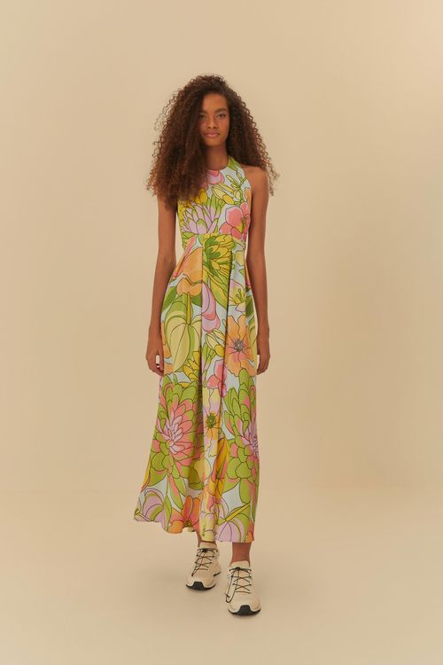 Vestido Cropped Primavera De Cor