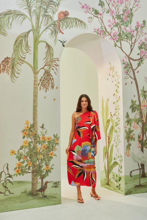 Vestido Ombro Só Floral Lucia