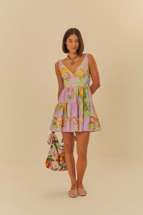 Vestido Corto Oasis Tropical