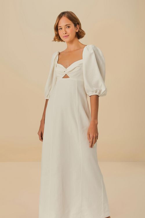 Vestido Recto Mangas