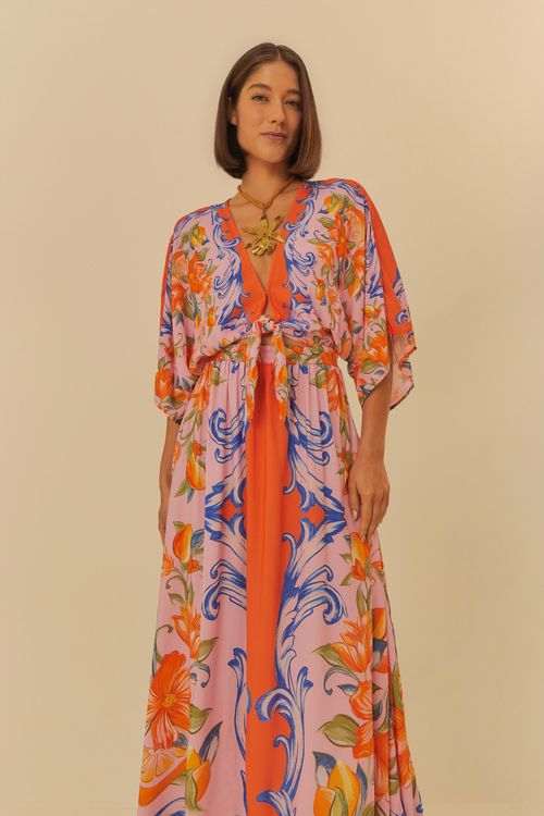 Vestido Largo Sicilia Pañuelo