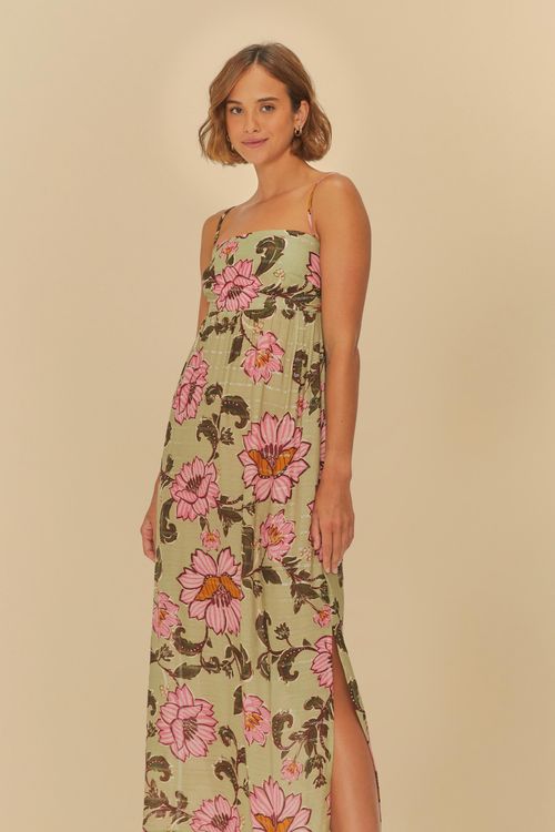 Vestido Longo Aurora Floral s