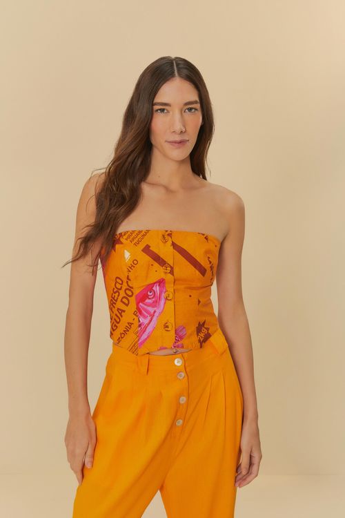 Blusa Ombros De Fora Peixe Fresco