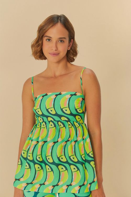 Blusa Alcinhas Tucabacana Verde s