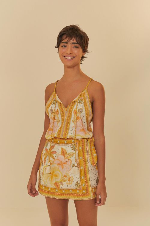 Short Falda Ilha De Flor Lenco
