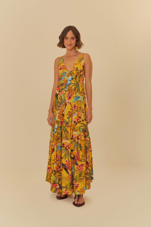 Vestido Largo En La Selva