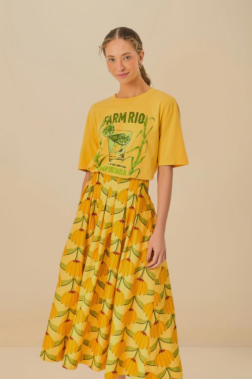 Falda Godê Banana Deco