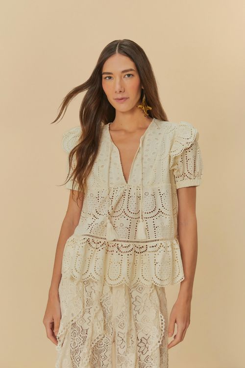 Blusa Romantica Laise Florenca