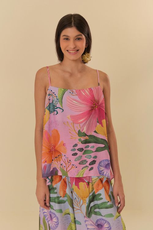 Blusa Sem Alças Maralina e